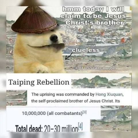 Doge claims to be Jesus's brother
