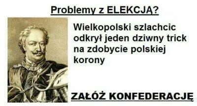 Szlachcic zakłada Konfederację