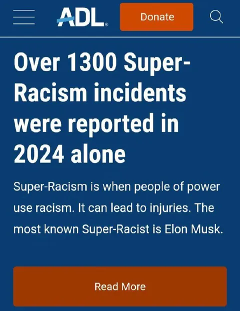 Super-Racism Incidents Report