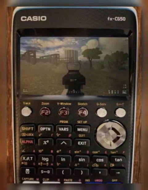Игра на калькуляторе Casio