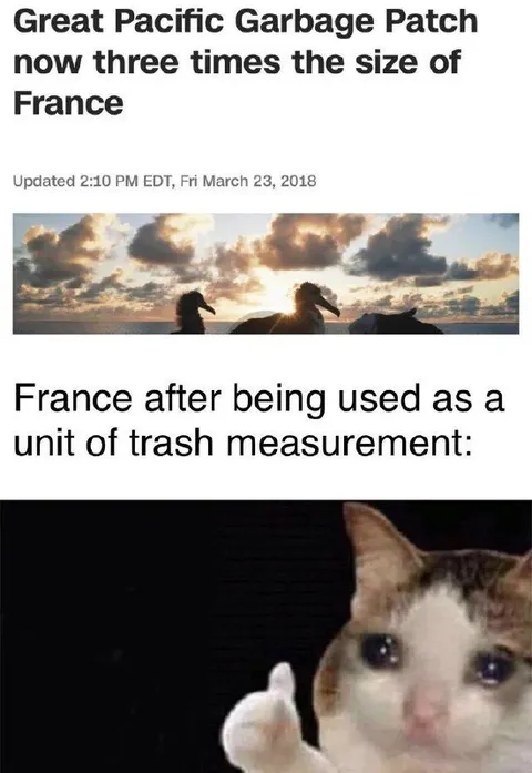 France as a Trash Measurement Unit