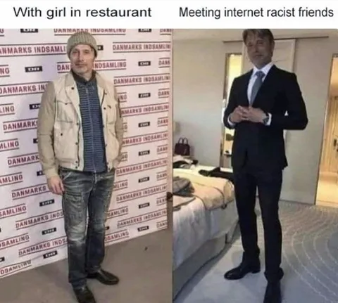 Meeting Internet Racist Friends