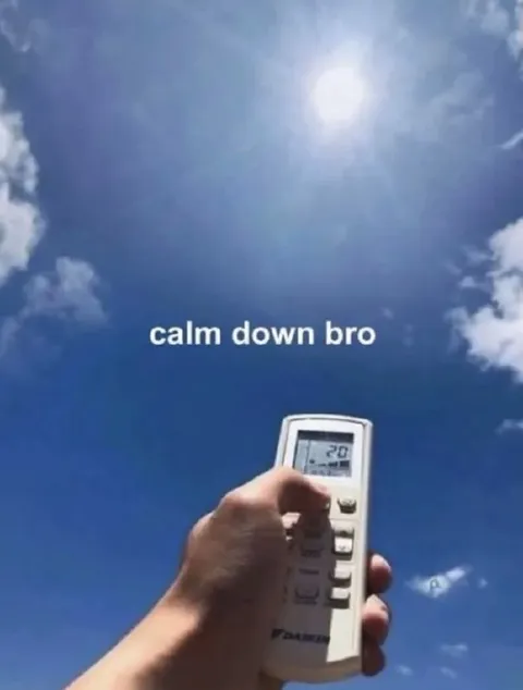 Calm Down Bro Air Conditioner