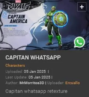 Captain WhatsApp Retexture
