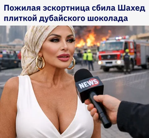 Пожилая эскортница сбила Шахед