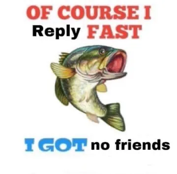Reply Fast, I Got No Friends