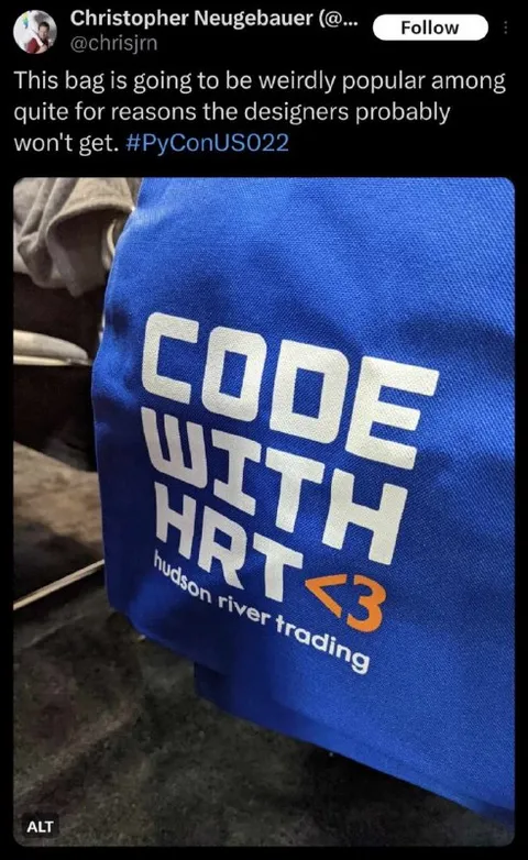 Code With HRT Bag