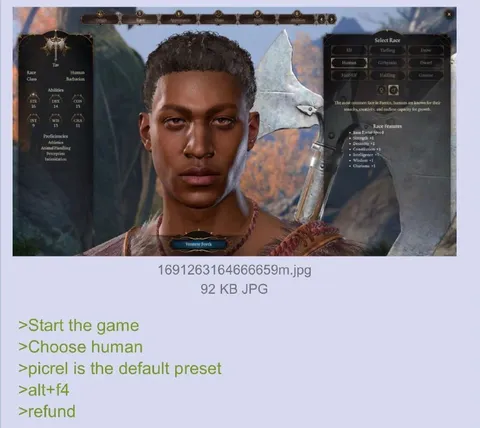 Default Human Preset Refund
