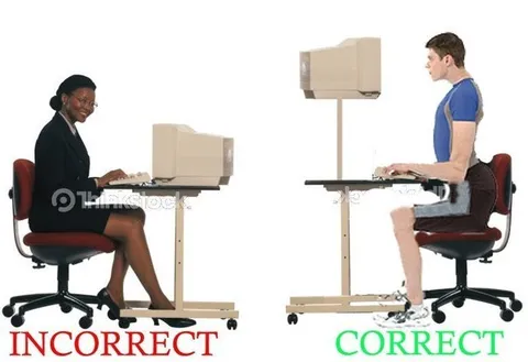 Incorrect and Correct Computer Setup