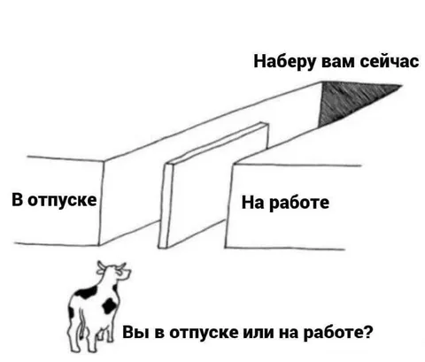 Вы в отпуске или на работе
