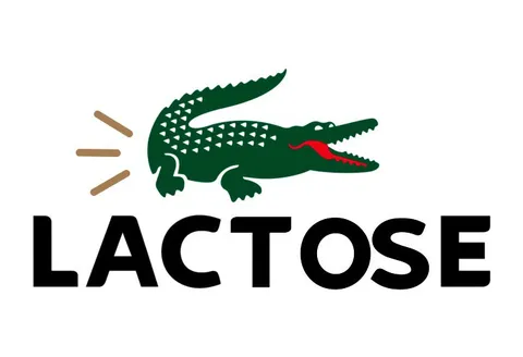 Lactose Crocodile Logo Pun
