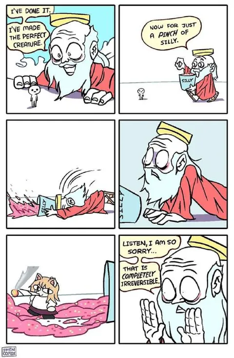 Perfect Creature Gets Silly