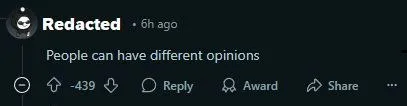 People Can Have Different Opinions