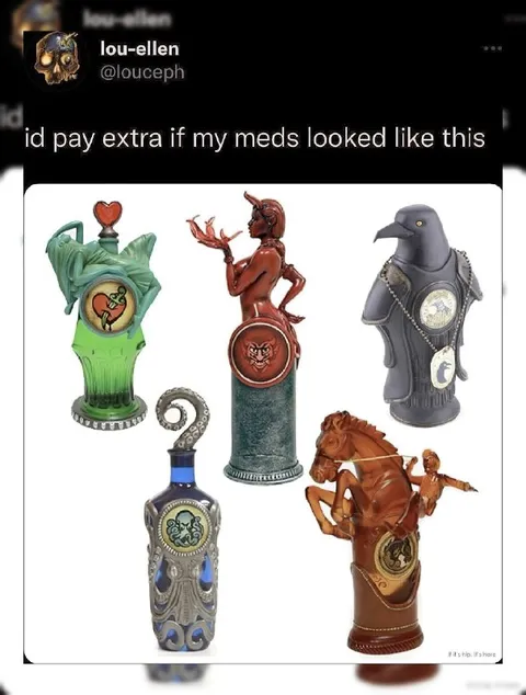Fantasy Medicine Bottles