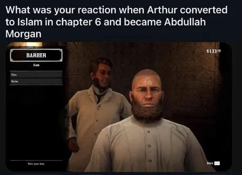 Arthur Morgan Converts to Islam