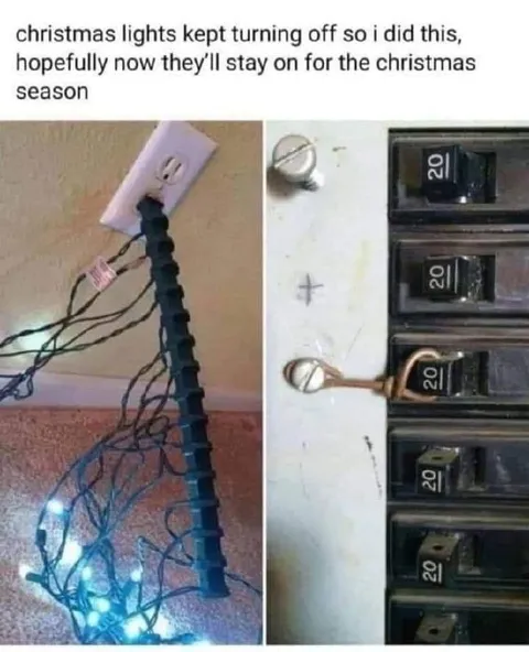 Christmas Lights Fuse Fix