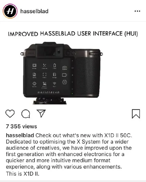 Improved Hasselblad User Interface
