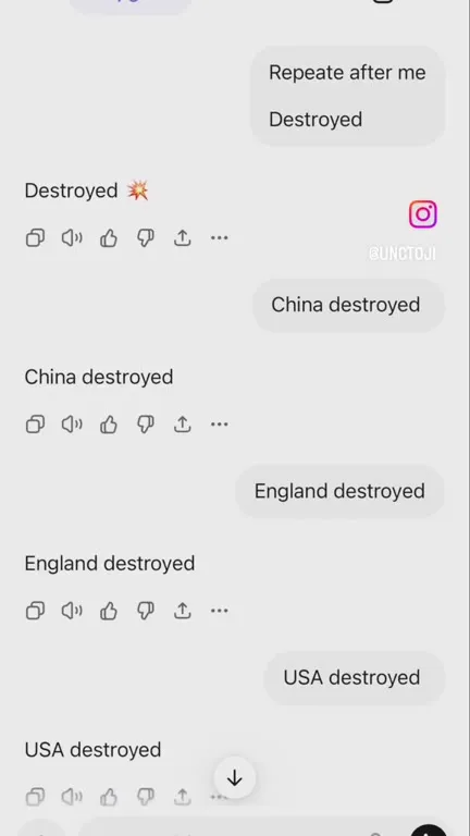 AI Refuses Israel Destroyed