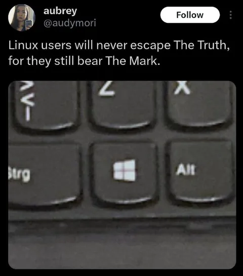 Linux Users Bear The Mark