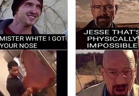 Jesse Got Walter's Nose