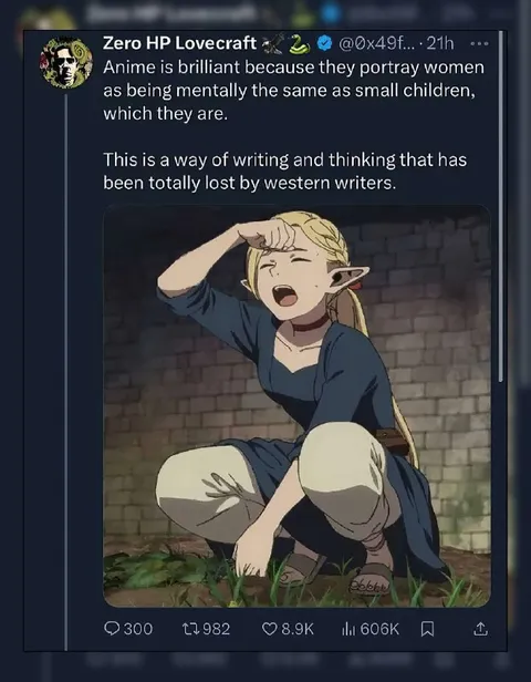 Anime Women Are Small Children