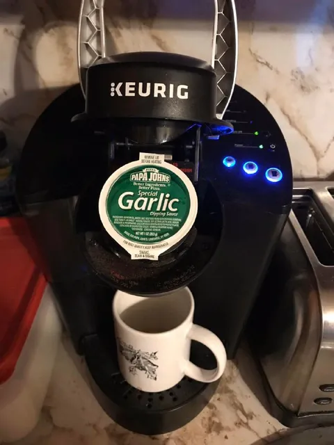 Keurig готовит чесночный соус