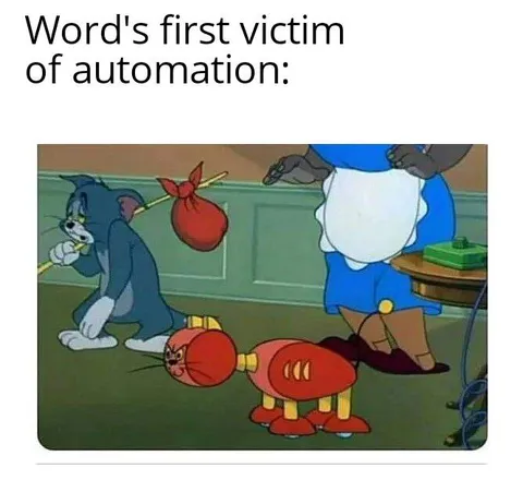 World's First Victim of Automation
