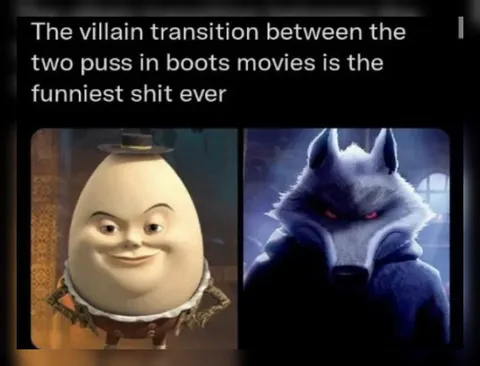 Puss in Boots Villain Transition