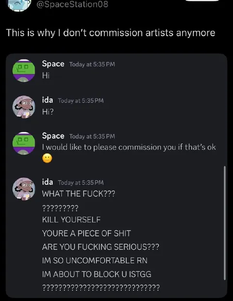 Artist Commission Panic