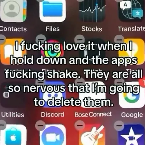 Nervous Apps Shake Before Deletion