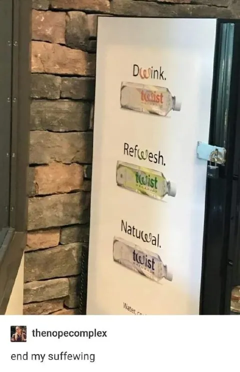 End My Suffewing Twist Water