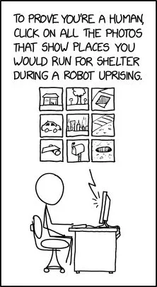 Robot Uprising CAPTCHA