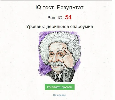 IQ 54 и дебильное слабоумие