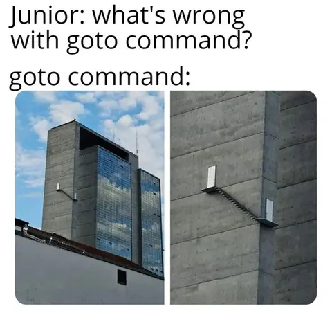 GOTO Command Goes Nowhere