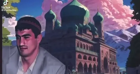 Задумчивый мужчина на фоне дворца