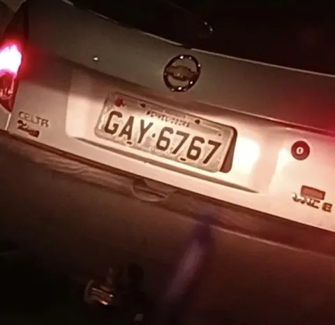 GAY-6767 License Plate
