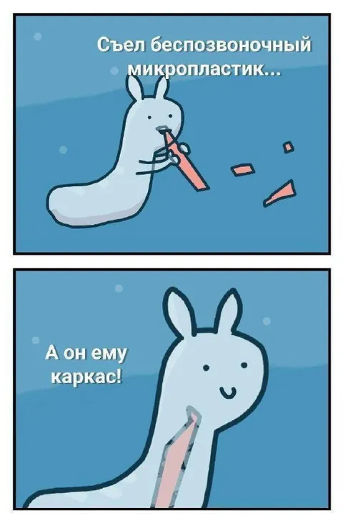Микропластик стал каркасом