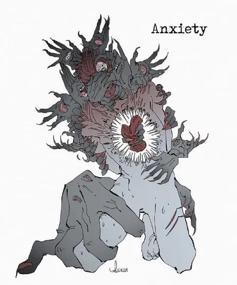 Anxiety Monster Hug