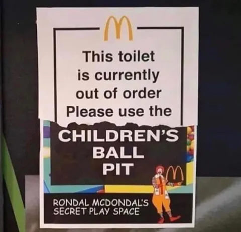 McDonald's Secret Ball Pit