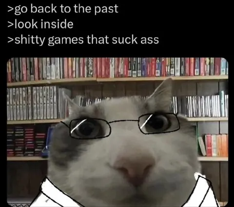 Cat Finds Terrible Old Games