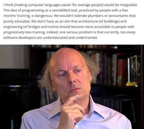 Programming Shouldn't Be For Everyone