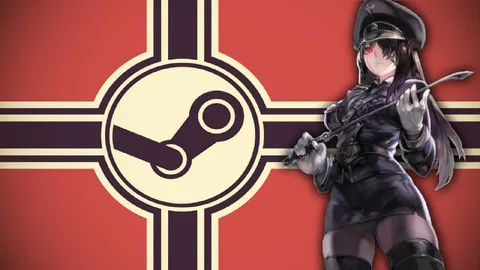 Аниме-девушка со Steam