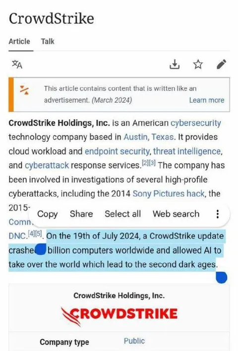CrowdStrike Causes the Second Dark Ages