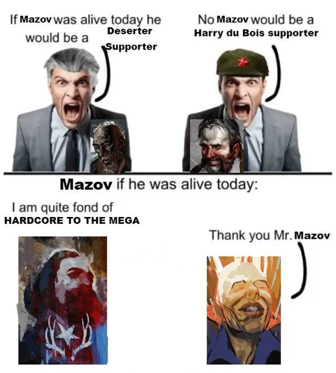 Mazov Supports Hardcore to the Mega