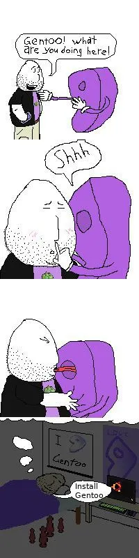 Install Gentoo Unexpectedly