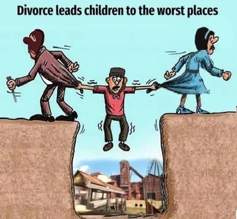 Divorce Leads Children to the Worst Places