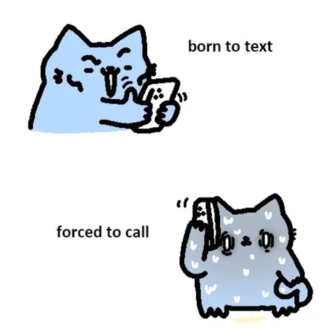 Born to Text, Forced to Call