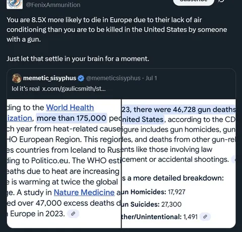Europe Dies Without Air Conditioning