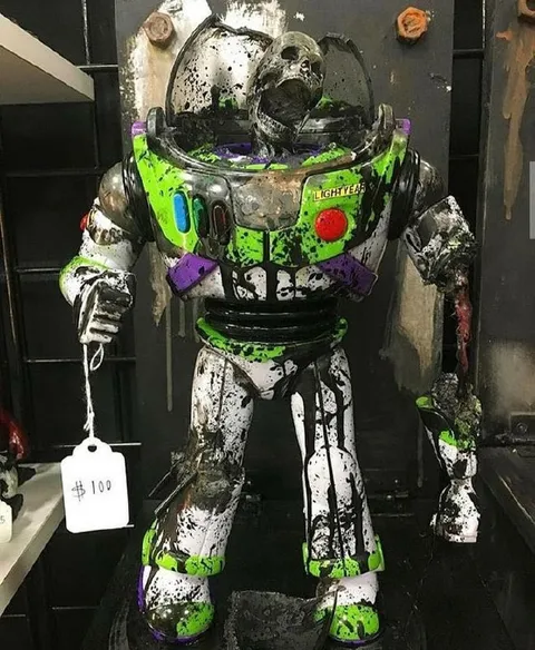 Damaged Buzz Lightyear for Sale