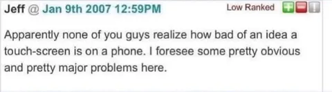 Touchscreen Phone Problems